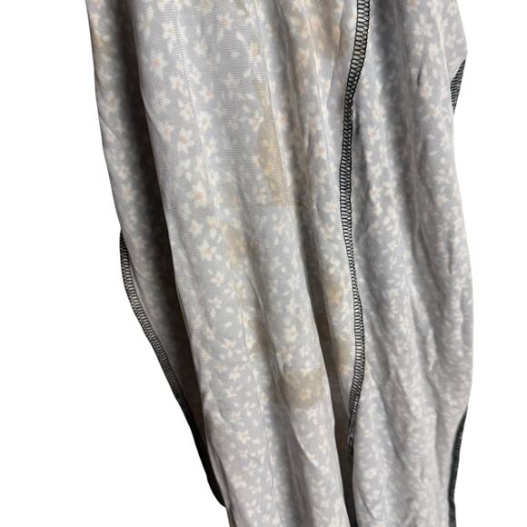 Paco Rabanne Black Floral Jersey Short Sleeve Crewneck Midi Dress Size XXL - Picture 15 of 16